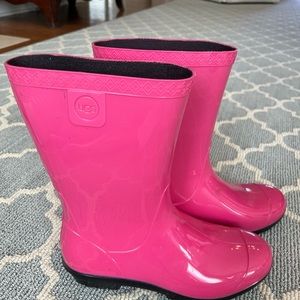 Ugg Girls 6 Pink Rainboots